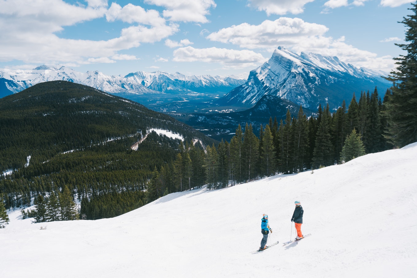 Views of Mt. Rundle from Mt. Norquay