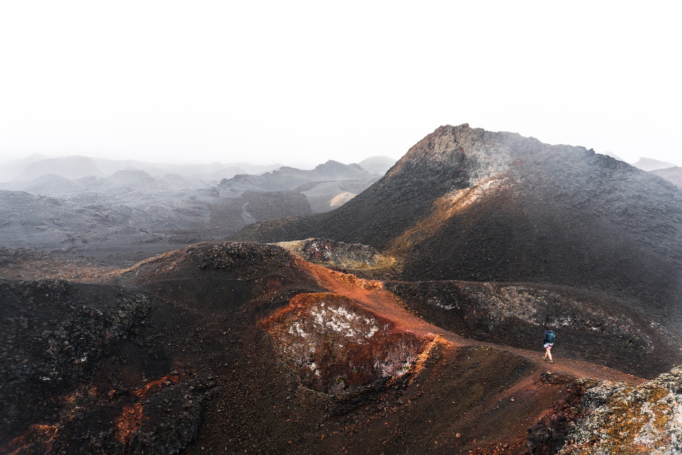 Hiking the Sierra Negra Volcano