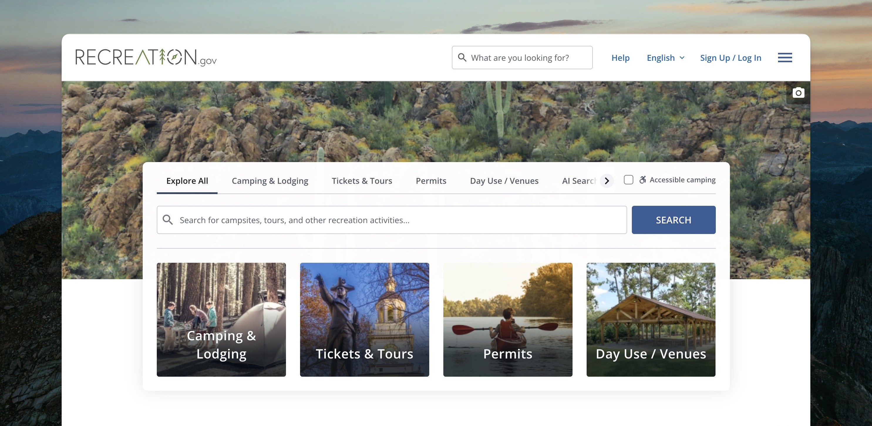 Who owns Recreation.gov?