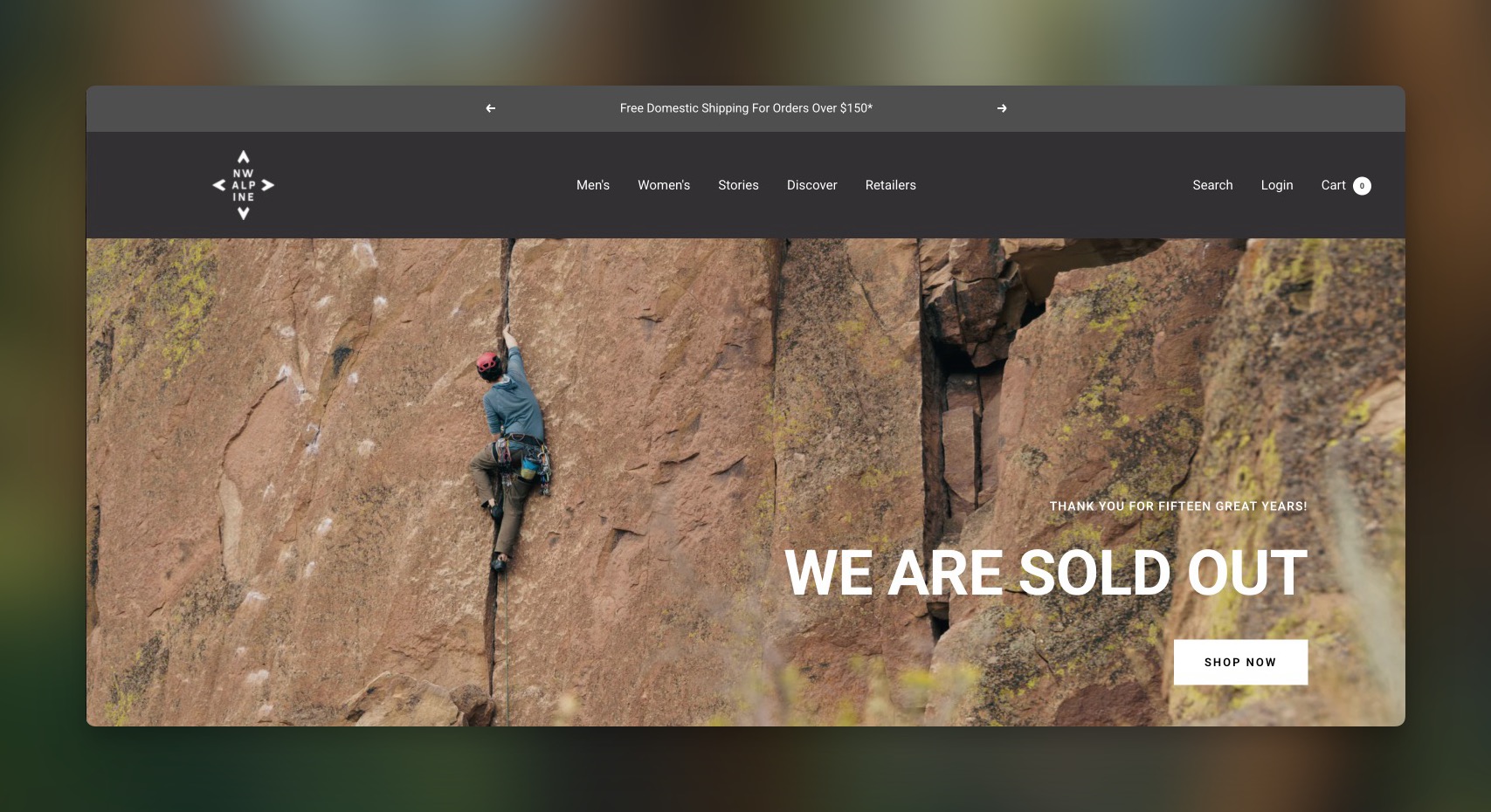 Don't start an outdoor brand (right now).